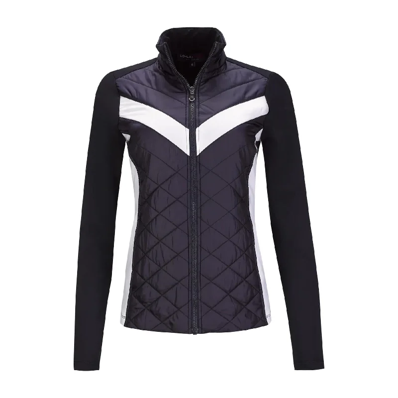 elegant woolen jackets for women -Womens The Player Jacket Navy - AW24