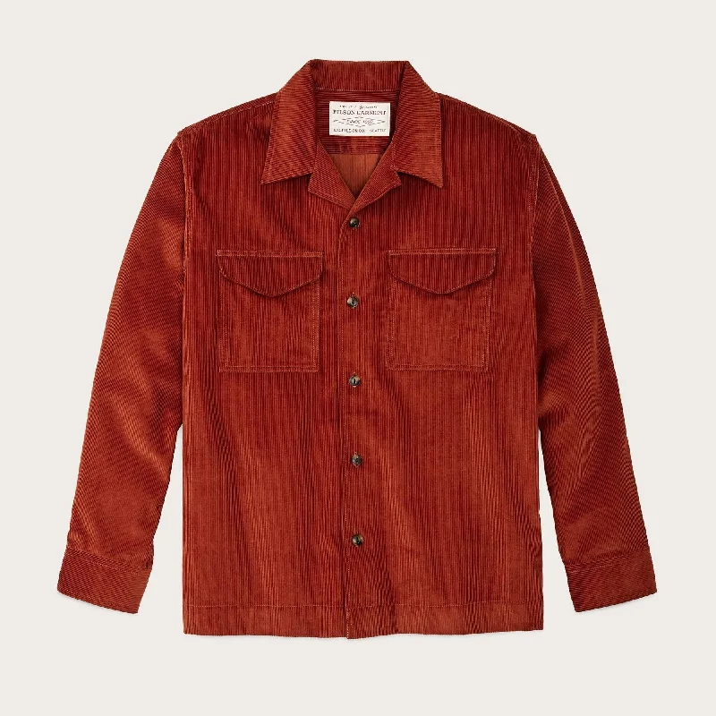 unique tops for women -CORDUROY CAMP SHIRT