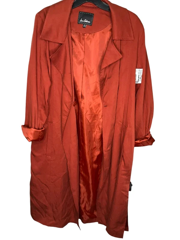 reversible jackets for women -Coat Peacoat By Sam Edelman In Orange, Size: M