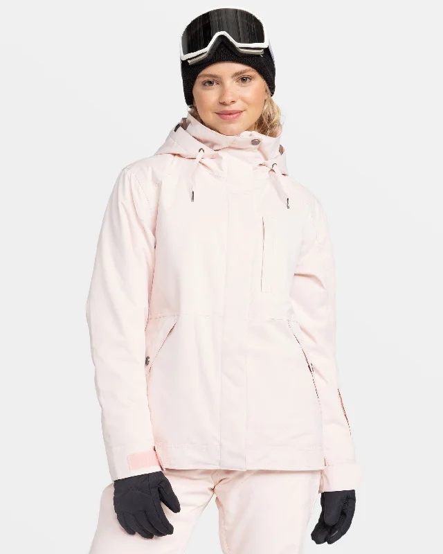 oversized coats for women -Billie Snow Jacket - Pink Salt