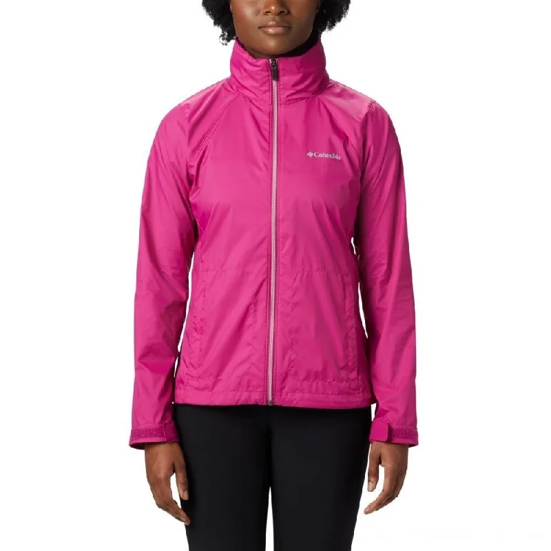 lightweight jackets for women -Columbia Women's Switchback Iii Adjustable Waterproof Rain Jacket Fuchsia Size 1X - X-Large