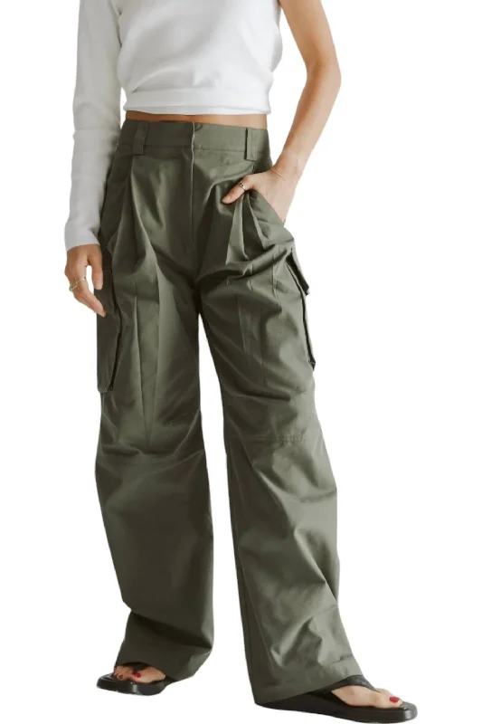 women's printed pants -The Maddie Pants In Olive