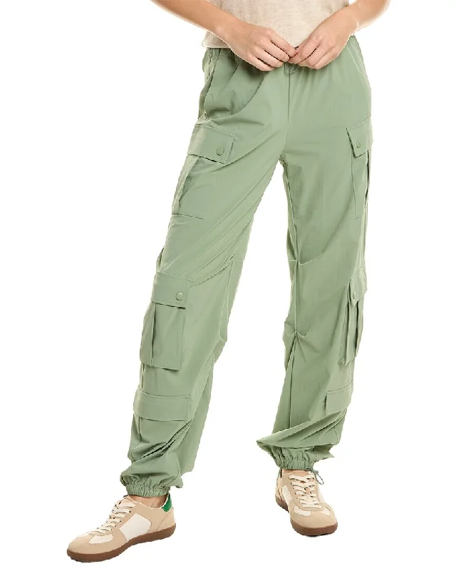 trendy jogger pants for women -alice + olivia Shara Mr. Parachute Cargo Pant