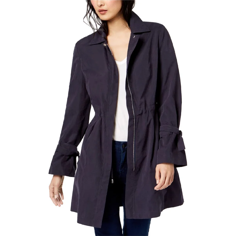 fleece-lined jackets for women -Maison Jules Womens Tie Sleeve Trench Coat