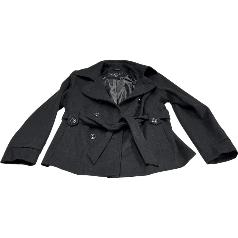 sporty jackets for women -Coat Wool By Giacca In Black, Size: L