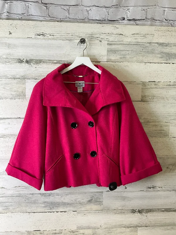 quilted coats for women -Coat Peacoat By Worthington In Pink, Size: Xl