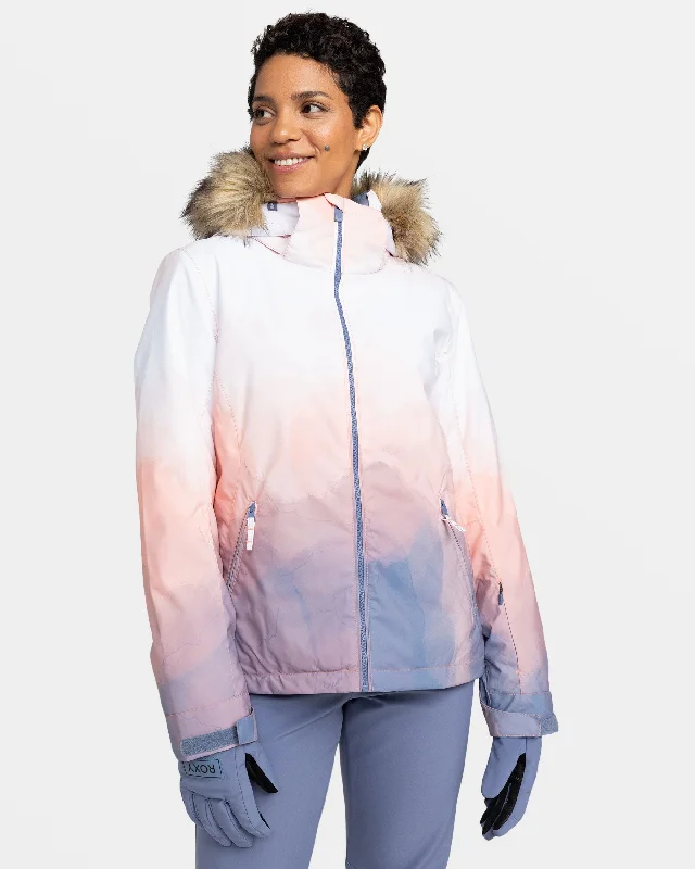 women's down jackets -Jet Ski Snow Jacket - Wild Wind Blurry Escape