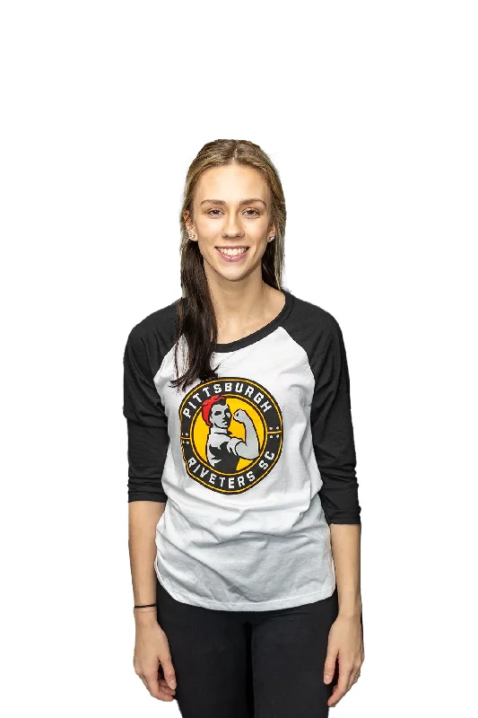 sexy tops for women -Riveters RISE Baseball Tee Womens