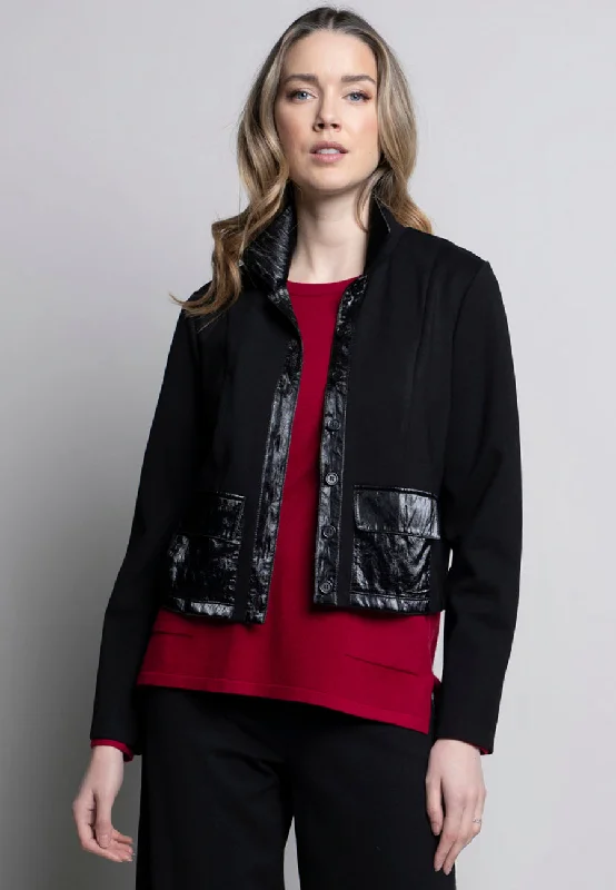 women's cardigan coats -Short Jacket With Pockets