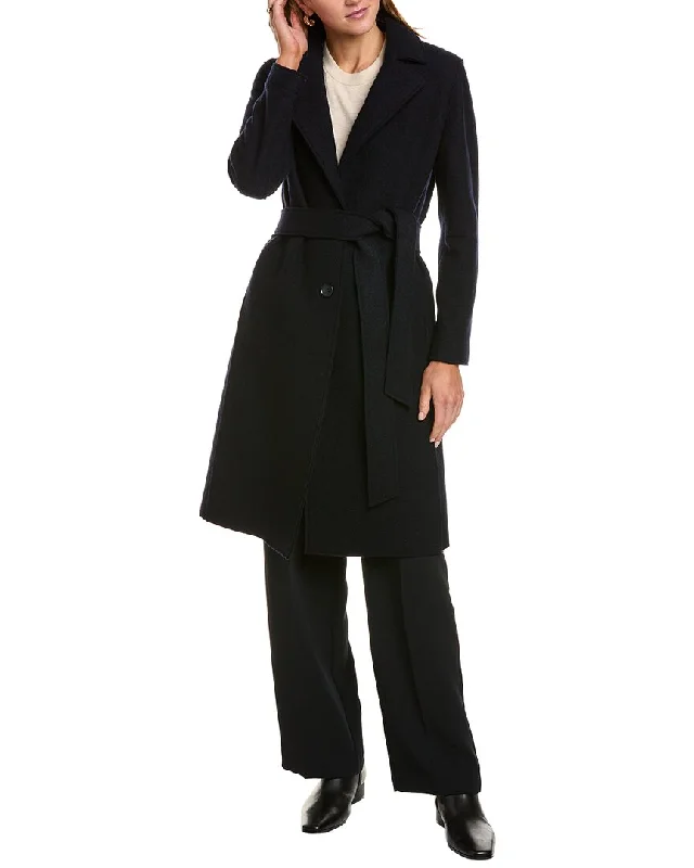 denim jackets for women -Cinzia Rocca Icons Long Wool Trench Coat