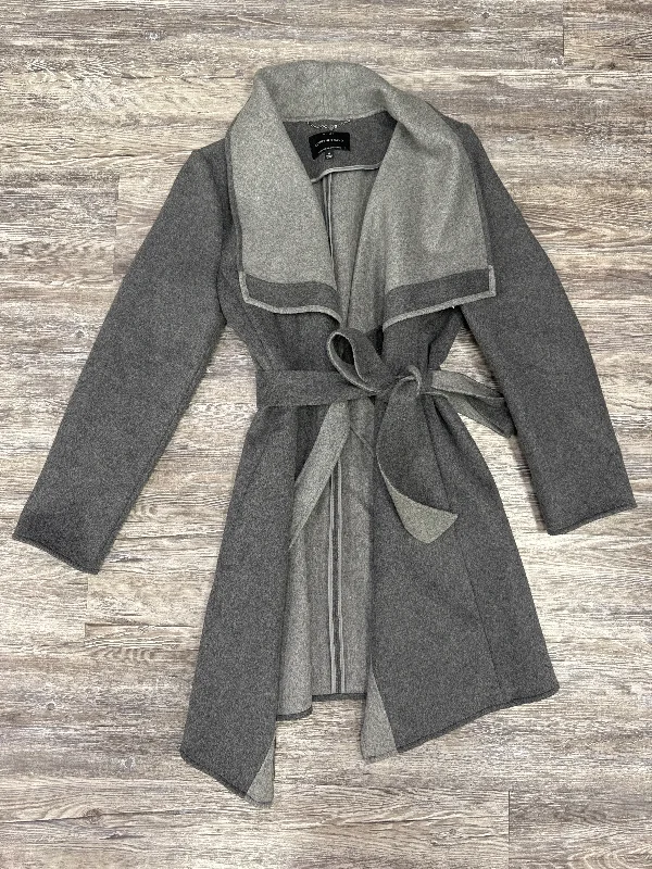 trench coat with hood for women -Coat Other By Lucky Brand In Grey, Size: M