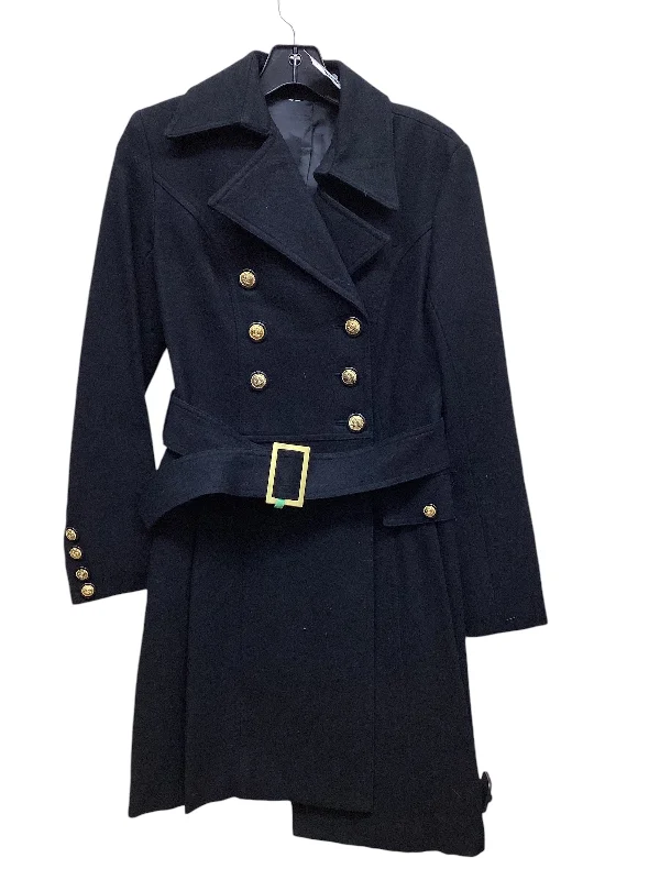 elegant pea coats for women -Coat Peacoat By Clothes Mentor In Black, Size: S