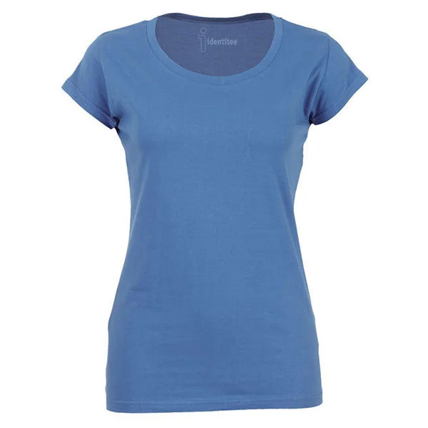 longline tops for women -Identitee Women's Aqua Cooper T-Shirt