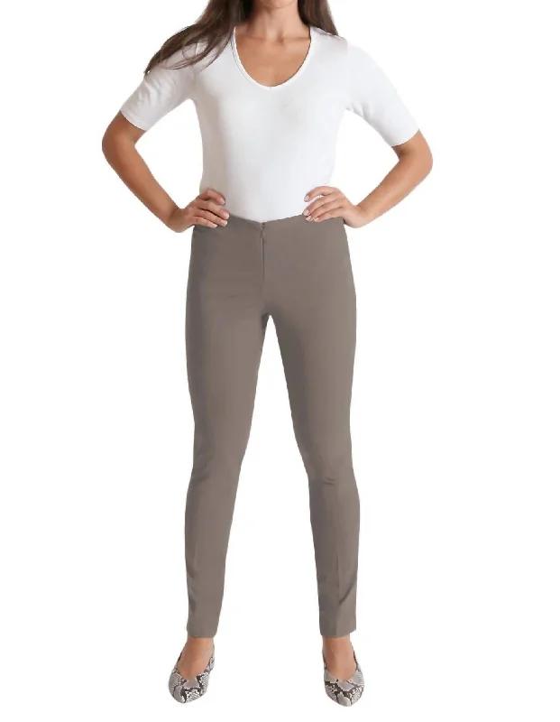 stretchy pants for women -Jasmine Pant In Stone