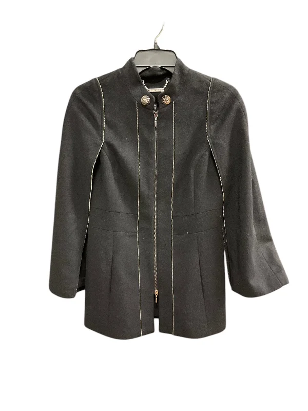 women's bomber jackets with patches -Coat Wool By White House Black Market In Black, Size: Xxs