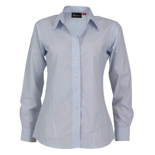 women's fitted tops -Identitee Women's SkyWhite Vancouver Shirt