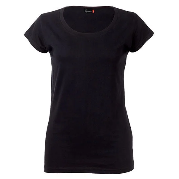 soft knitted blouses for women -Identitee Women's Black Cooper T-Shirt