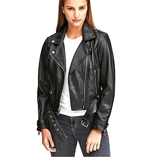 women's leather coats -Marc New York by Andrew Marc Averne Women's Moto Leather Jacket