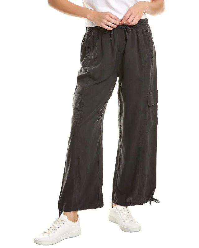 pleated denim pants for women -Splendid Cargo Pant