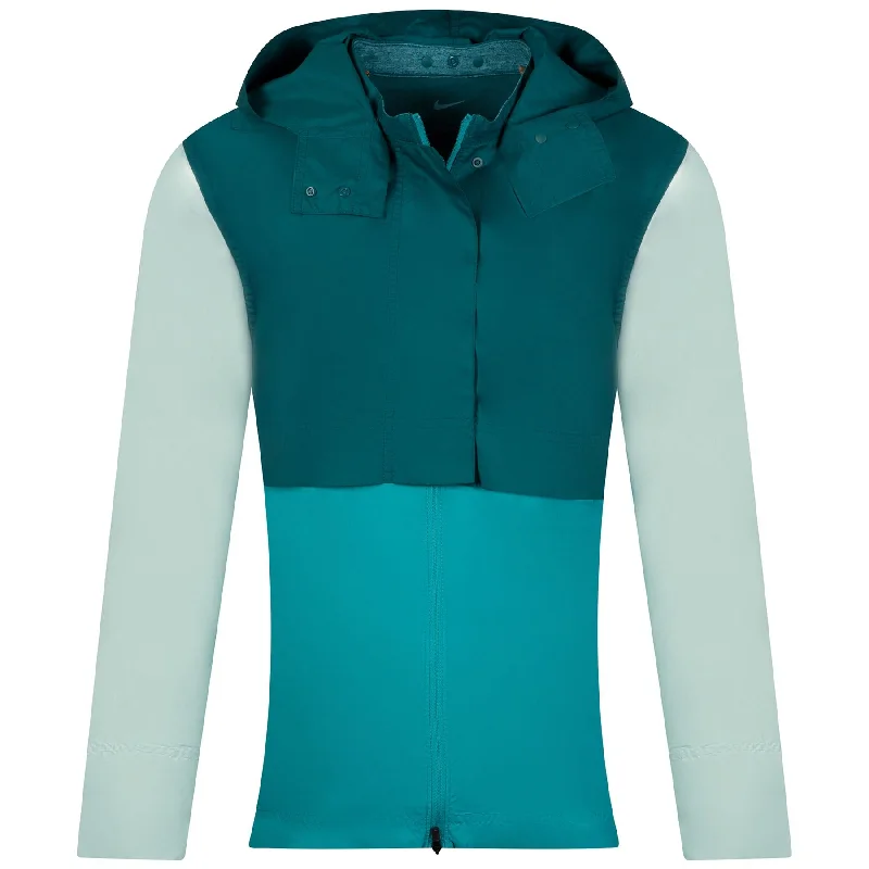 modern blazer jackets for women -Womens Tour Repel Jacket Geode Teal/Teal Nebula/Jade Ice/White - AW23