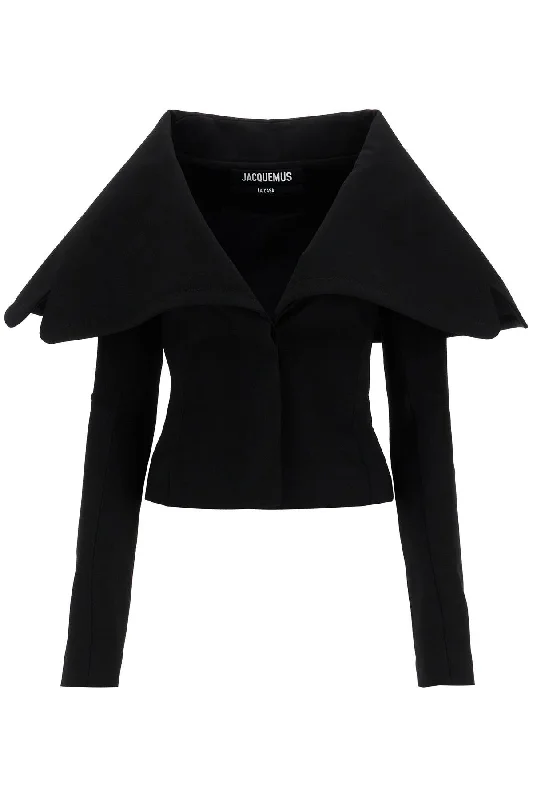 casual hooded coats for women -Jacquemus Women's Jersey Blazer 'The Jacket Vest