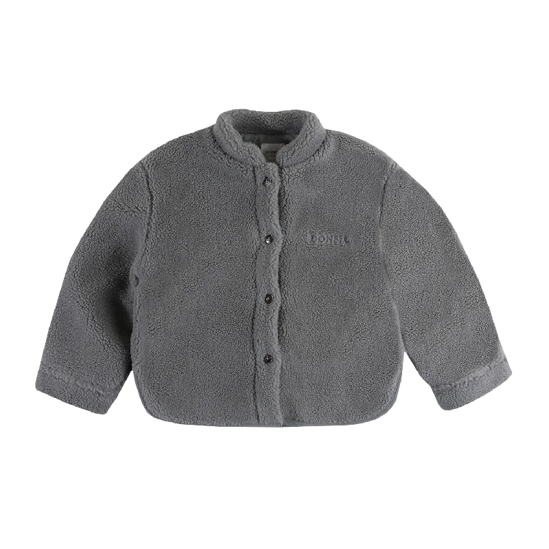 elegant evening tops for women -Thom Overshirt | Lava Grey