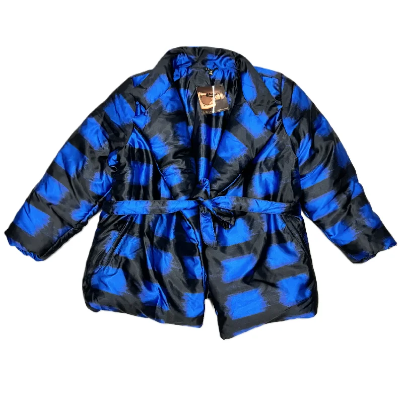 classic black jackets for women -Coat Puffer & Quilted By Iman Hsn In Black & Blue, Size: 2x