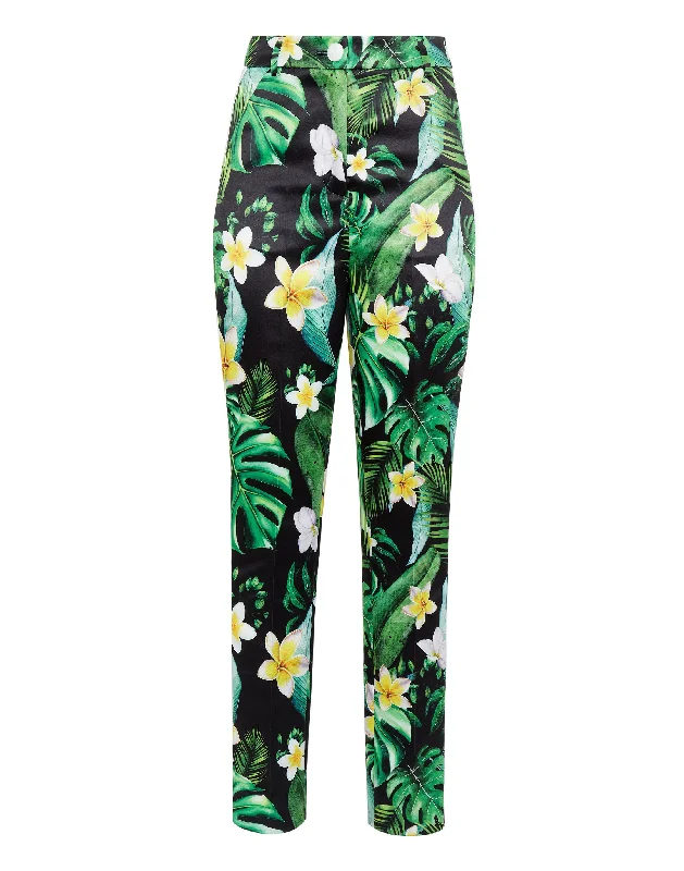 plus-size joggers for women -Duchesse Super High Waist Trousers Hawaii