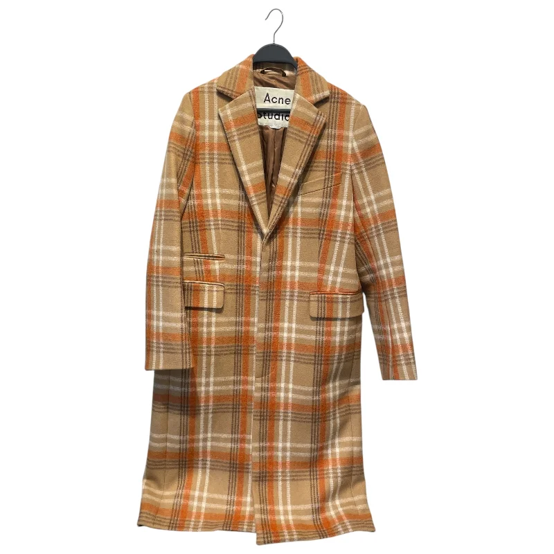 short puffer jackets for women -Acne Studios/Trench Coat/38/Wool/MLT/Plaid/