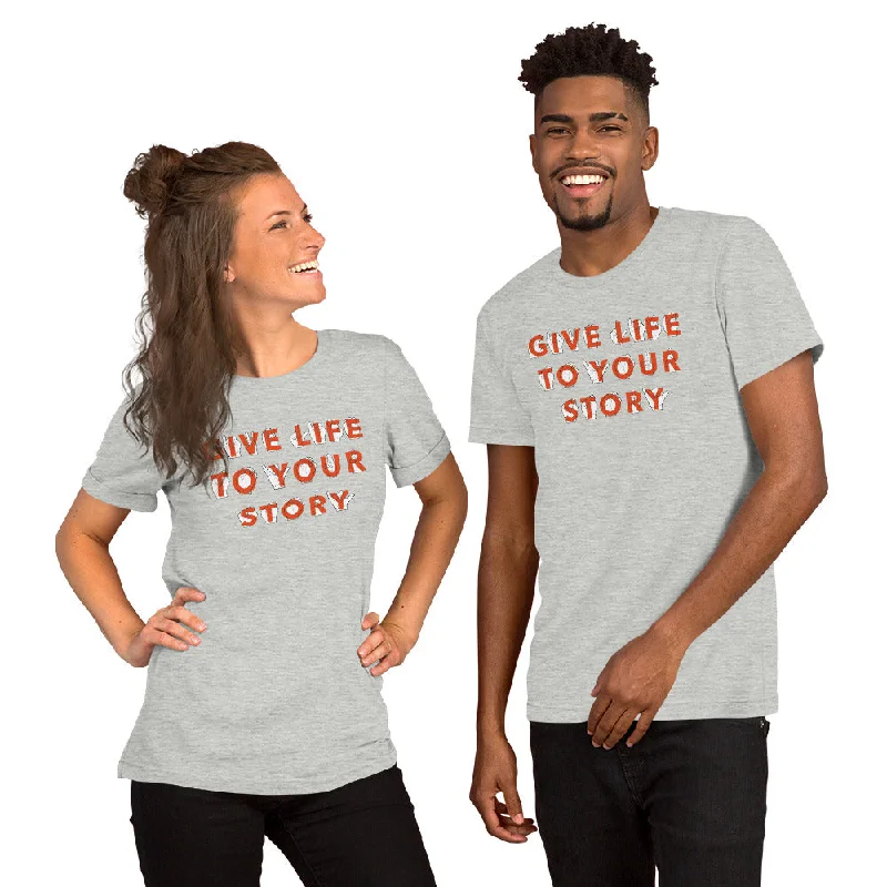 women's silk tops -Give Life Sign Language T-Shirt