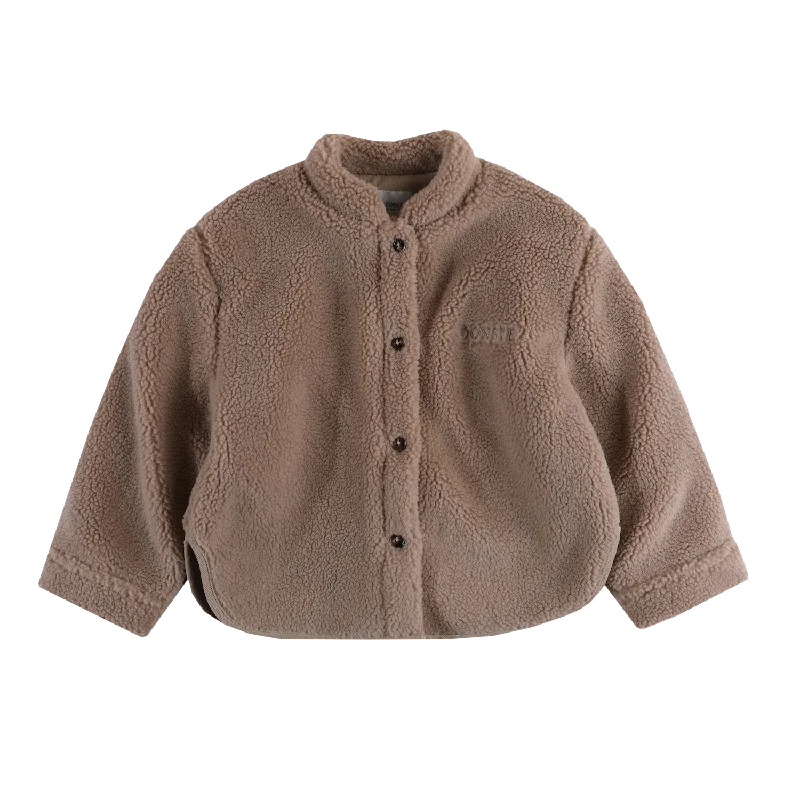 sheer tops for women -Thom Overshirt | Hazelnut