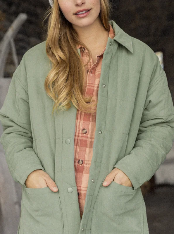 office blazers for women -Next Up Jackets - Agave Green