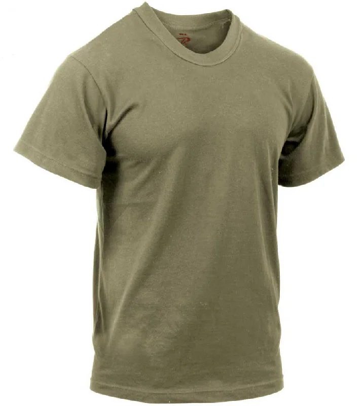 zip-up tops for women -Rothco AR 670-1 Coyote Brown T-Shirt