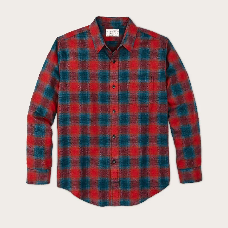 striped shirts for women -FLANNEL SERVICE SHIRT