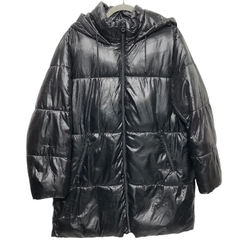 sleek leather jackets for women -Coat Puffer & Quilted By Marc New York In Black, Size: M