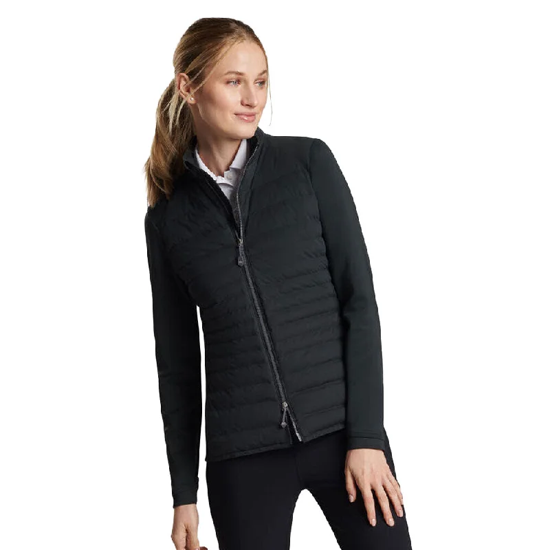 women's bomber jackets -Peter Millar Women's Merge Hybrid Jacket - Black*