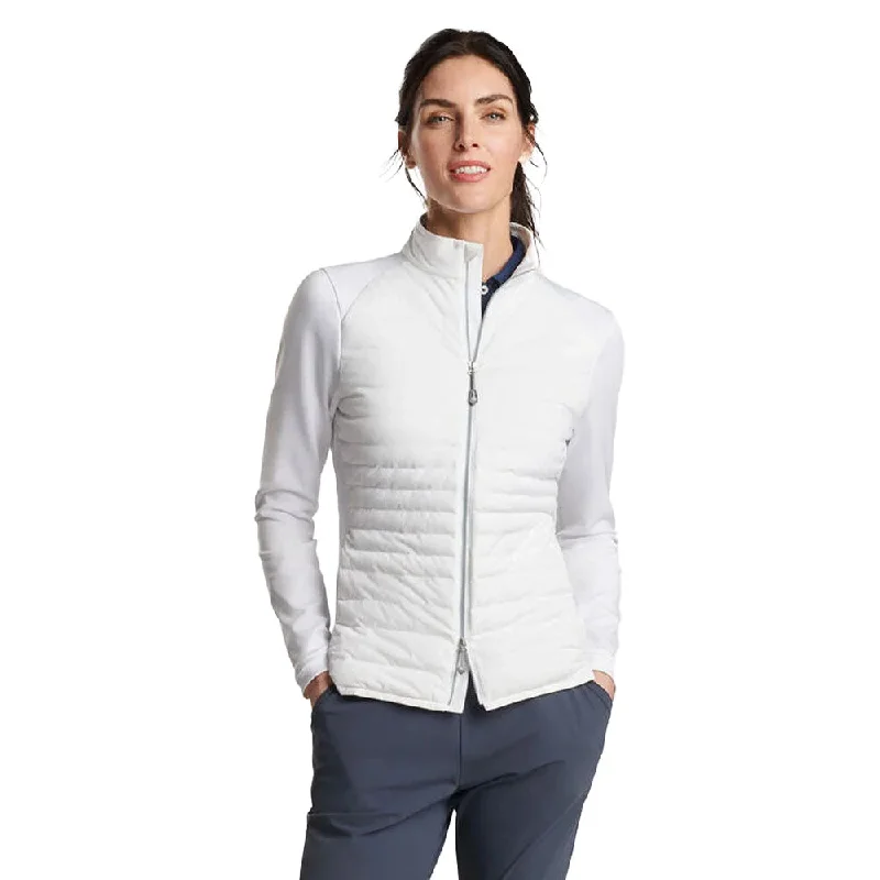 plus size winter coats for women -Peter Millar Women's Merge Hybrid Jacket - White*