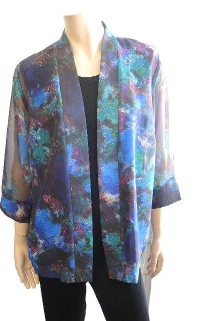 fleece-lined jackets for women -Formation Chiffon Jacket