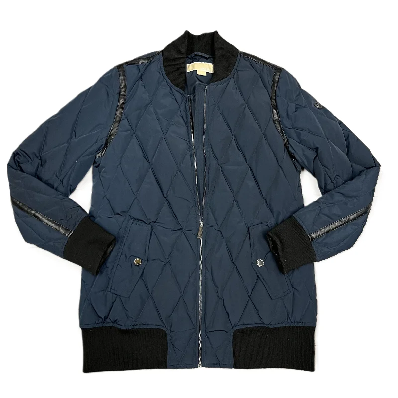 long wool coats for women -Coat Puffer & Quilted By Michael By Michael Kors In Navy, Size: M