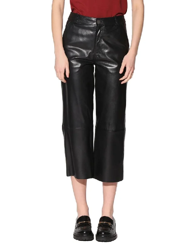 breathable leggings for women -Walter Baker Venice Leather Pant