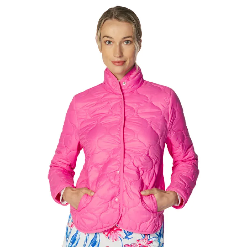 tailored coats for women -G Lifestyle Padded Jacket - Hot Pink