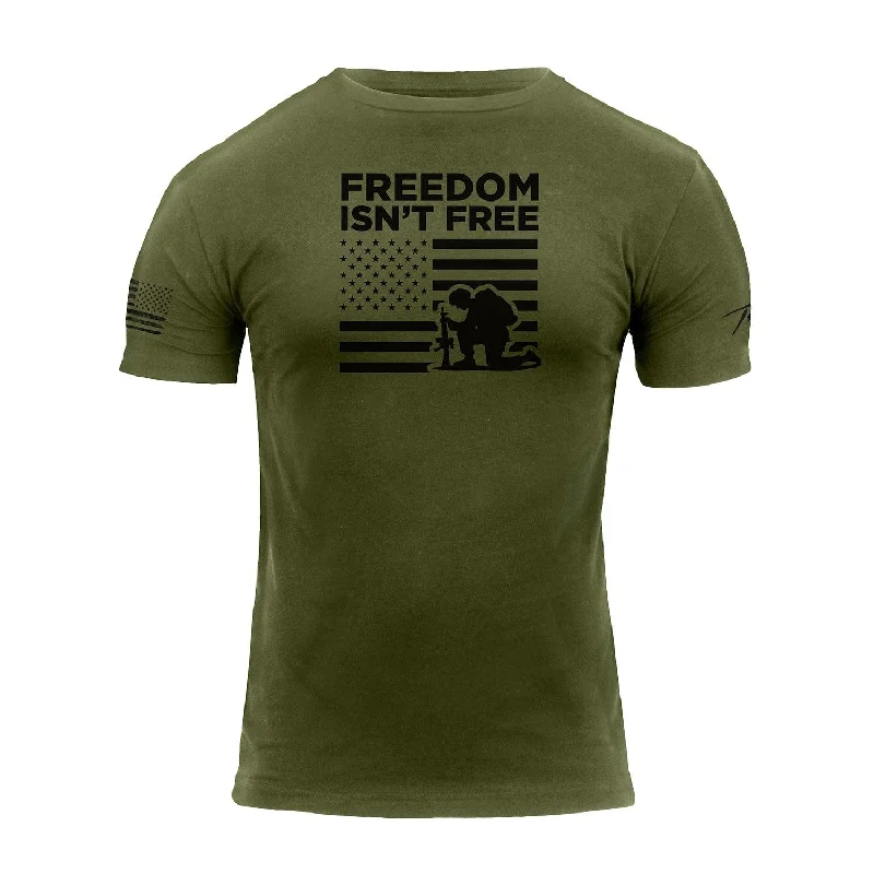 modest tops for women -"Freedom Isn't Free" T-Shirt by Rothco