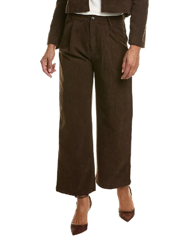 wide-leg pants for women -HL Affair Corduroy Pant