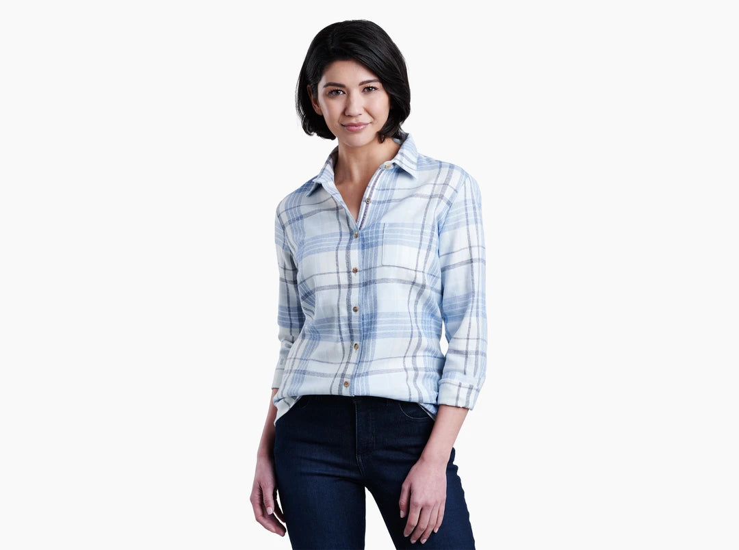 peplum tops for women -Kamila™ Flannel (Women's)