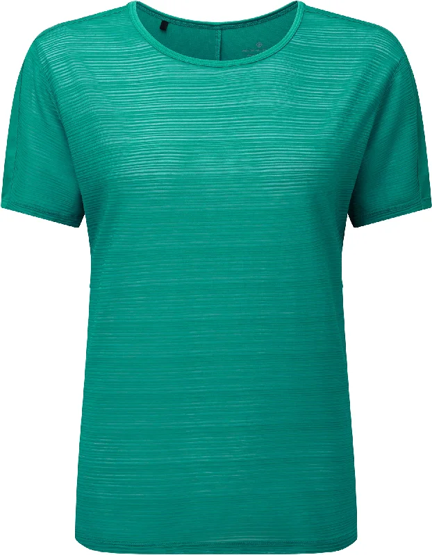 sleeveless summer tops for women -Ronhill Life Wellness Short Sleeve Womens Training Top - Green