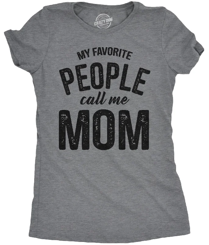 lightweight summer tops for women -Womens My Favorite People Call Me Mom T shirt Funny Mothers Day Tee For Ladies