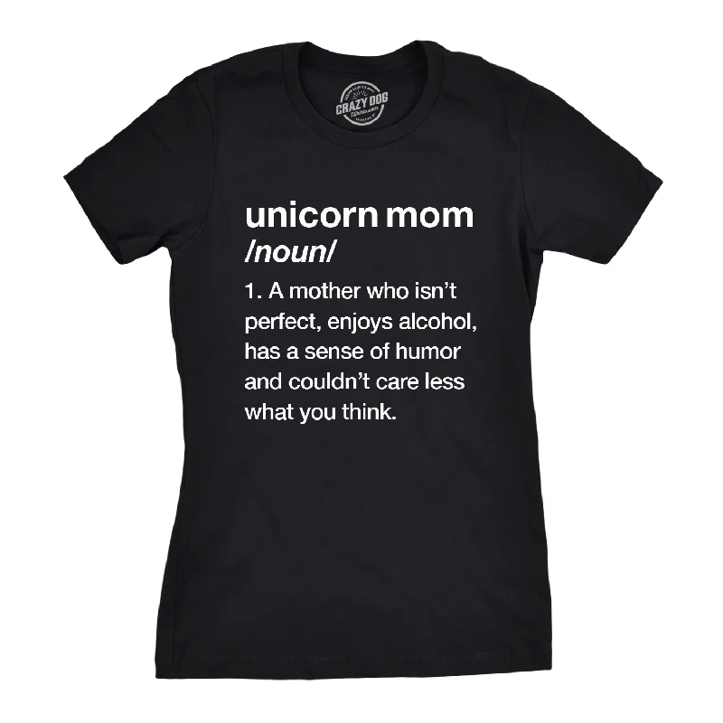 floral chiffon blouses for women -Womens Unicorn Mom Tshirt Funny Mothers Day Mythical Horse Tee For Ladies