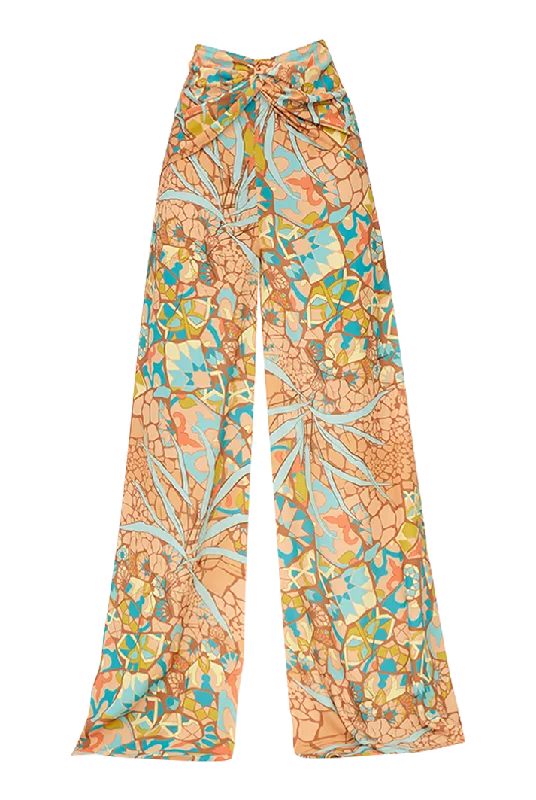 comfortable sweatpants for women -Akro Pants  | Ilia II Print