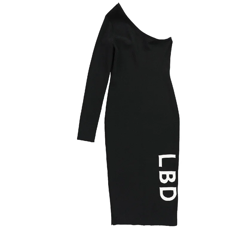 formal dresses for women -Bar Iii Womens Lbd Asymmetrical Sweater Dress