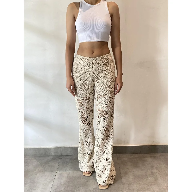 warm fleece-lined pants for women -Goa Pant